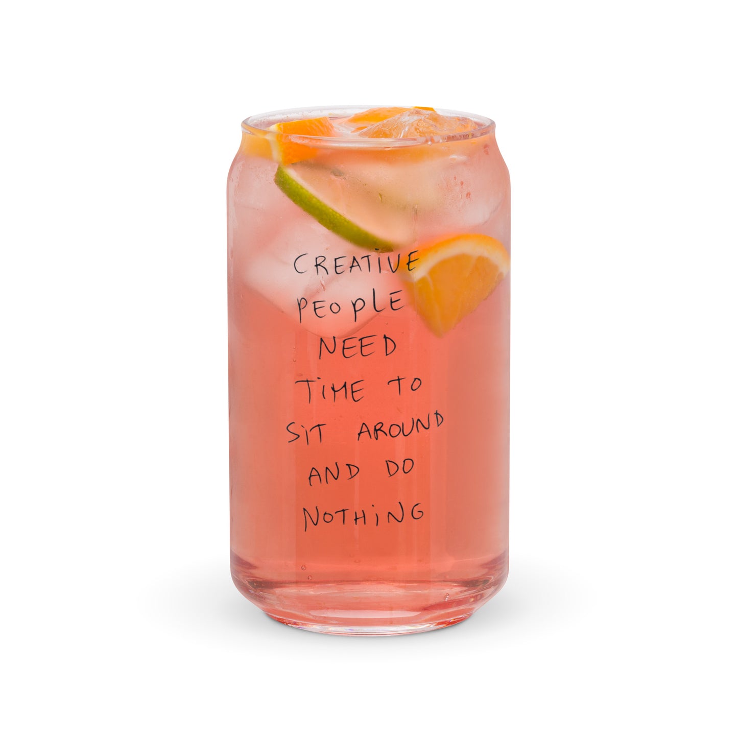 Creatives Do Nothing Glass