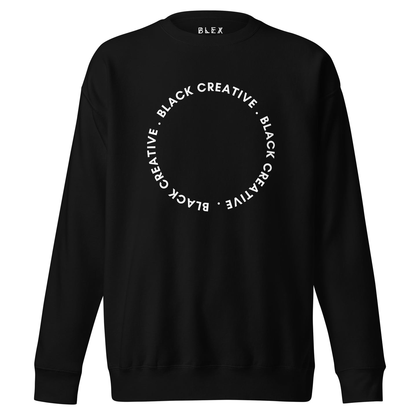 Black Creative Sweatshirt