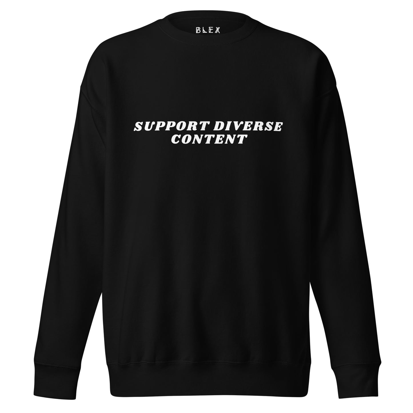 Support Diverse Content Crewneck