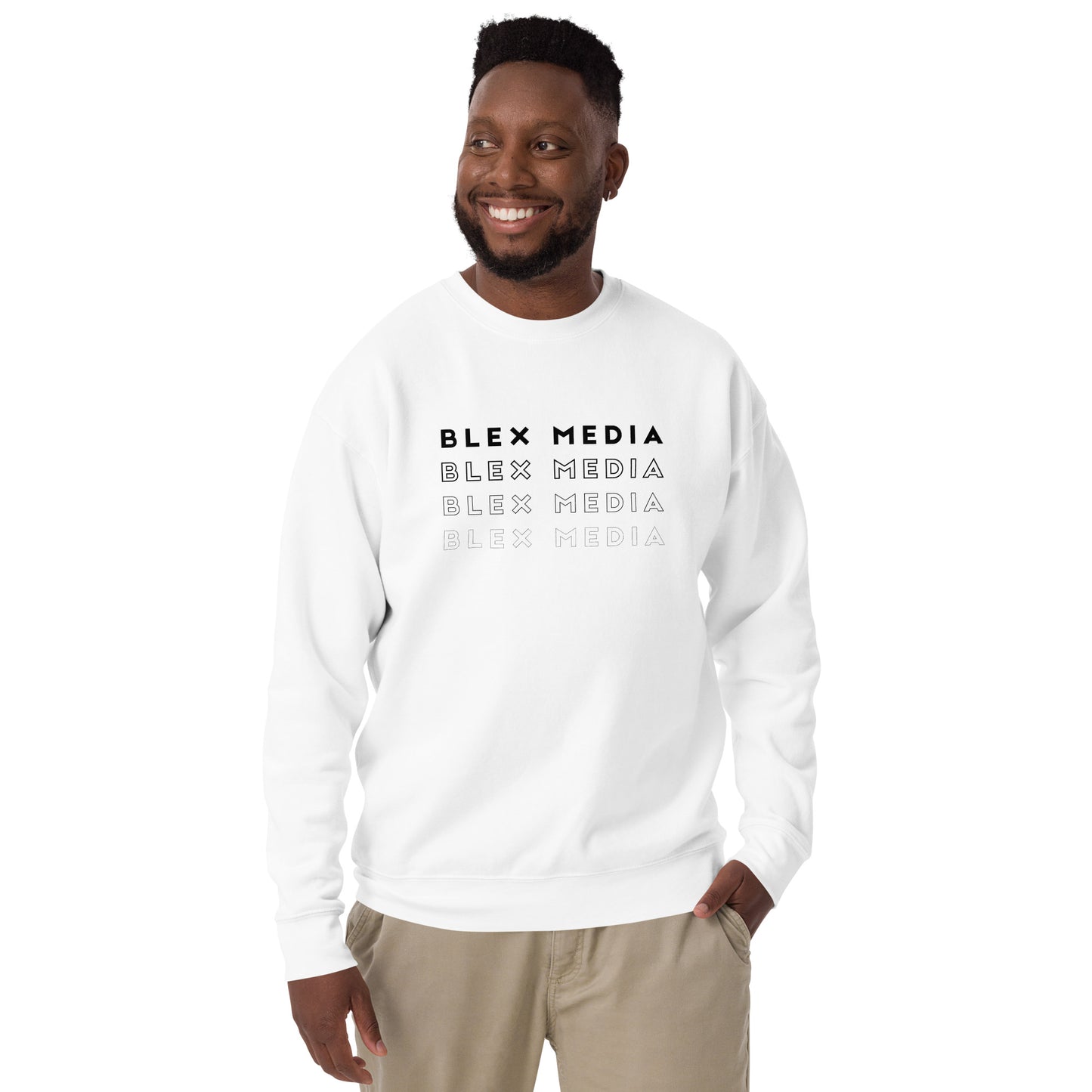 Blex Media Fades to Black Crewneck