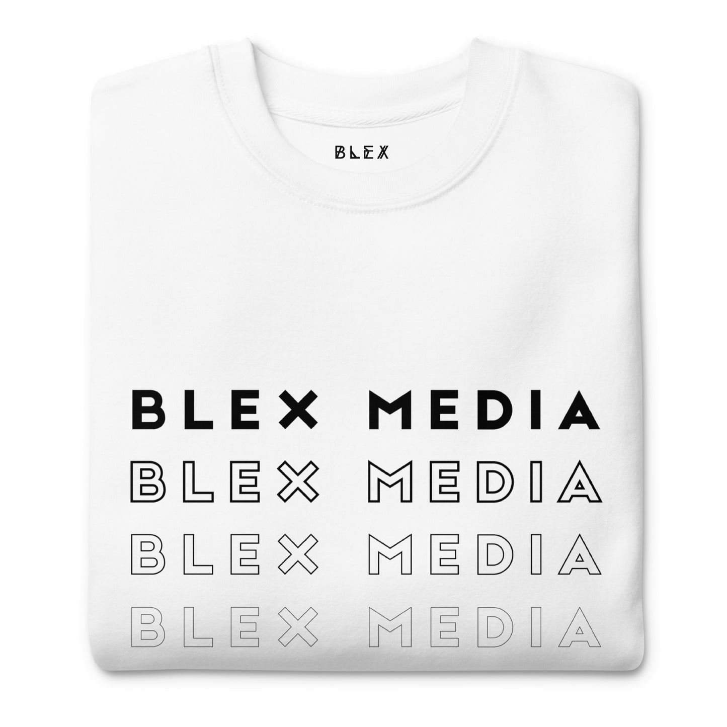 Blex Media Fades to Black Crewneck