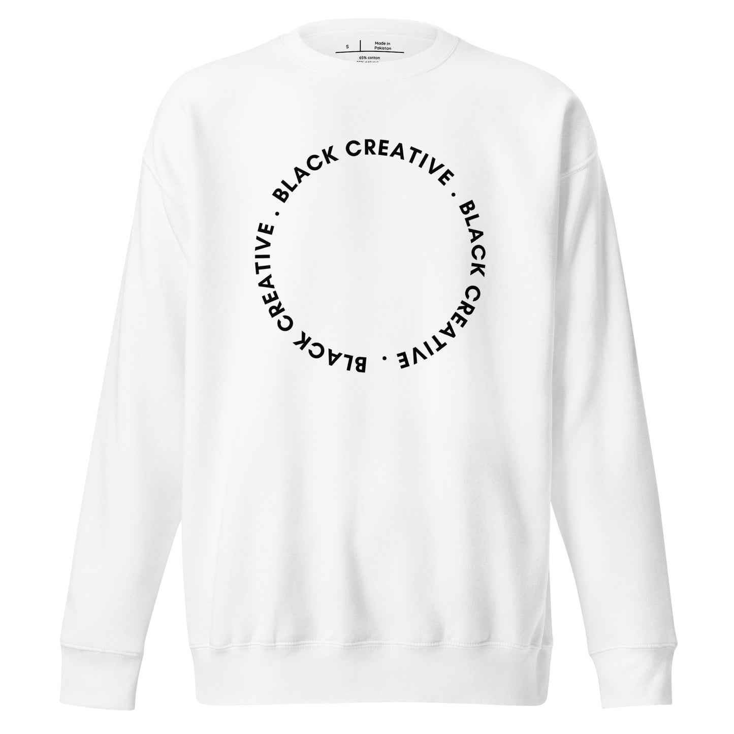 Black Creative Sweatshirt