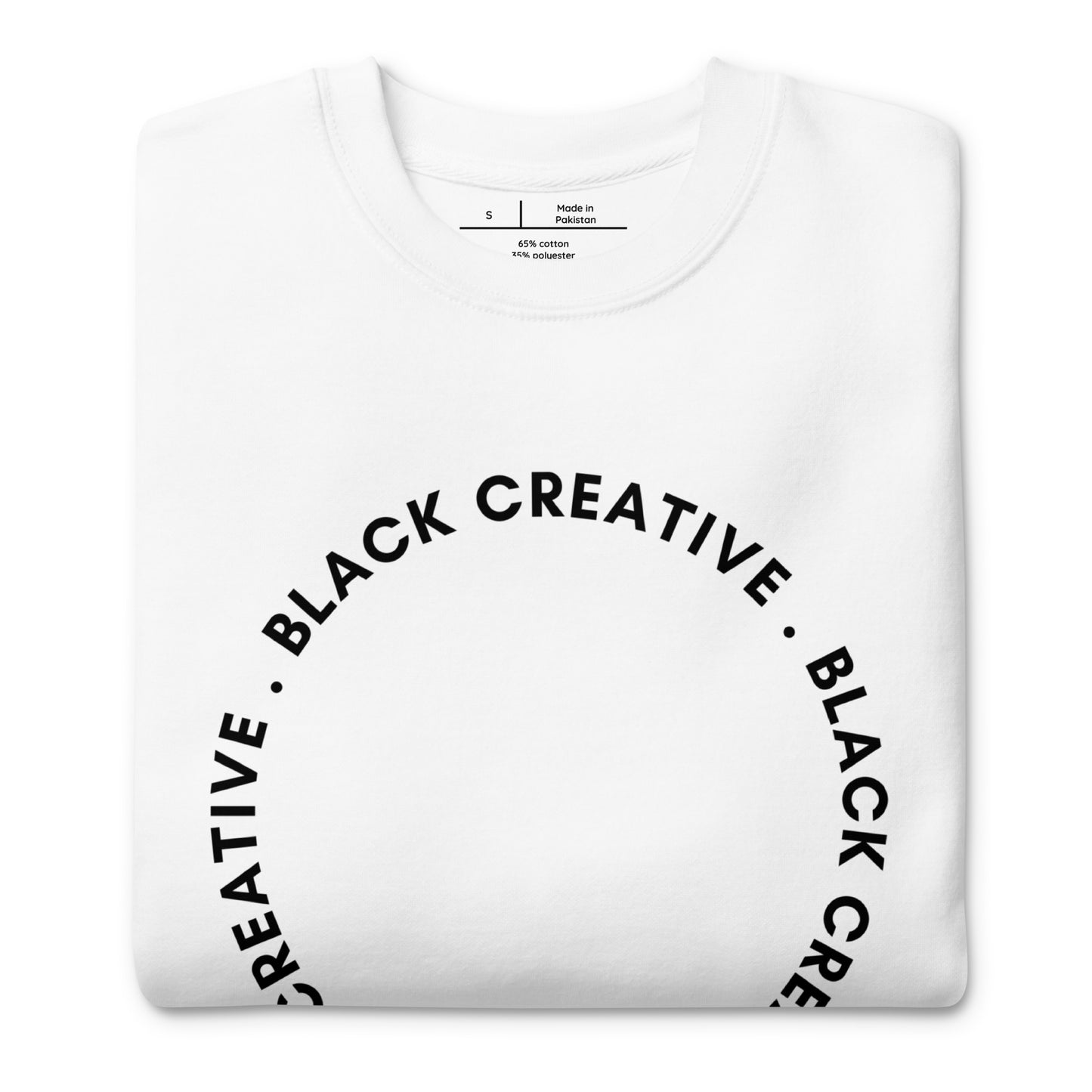 Black Creative Sweatshirt