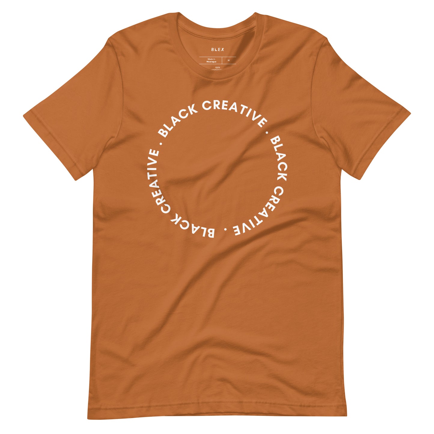 Black Creative Circle T Shirt