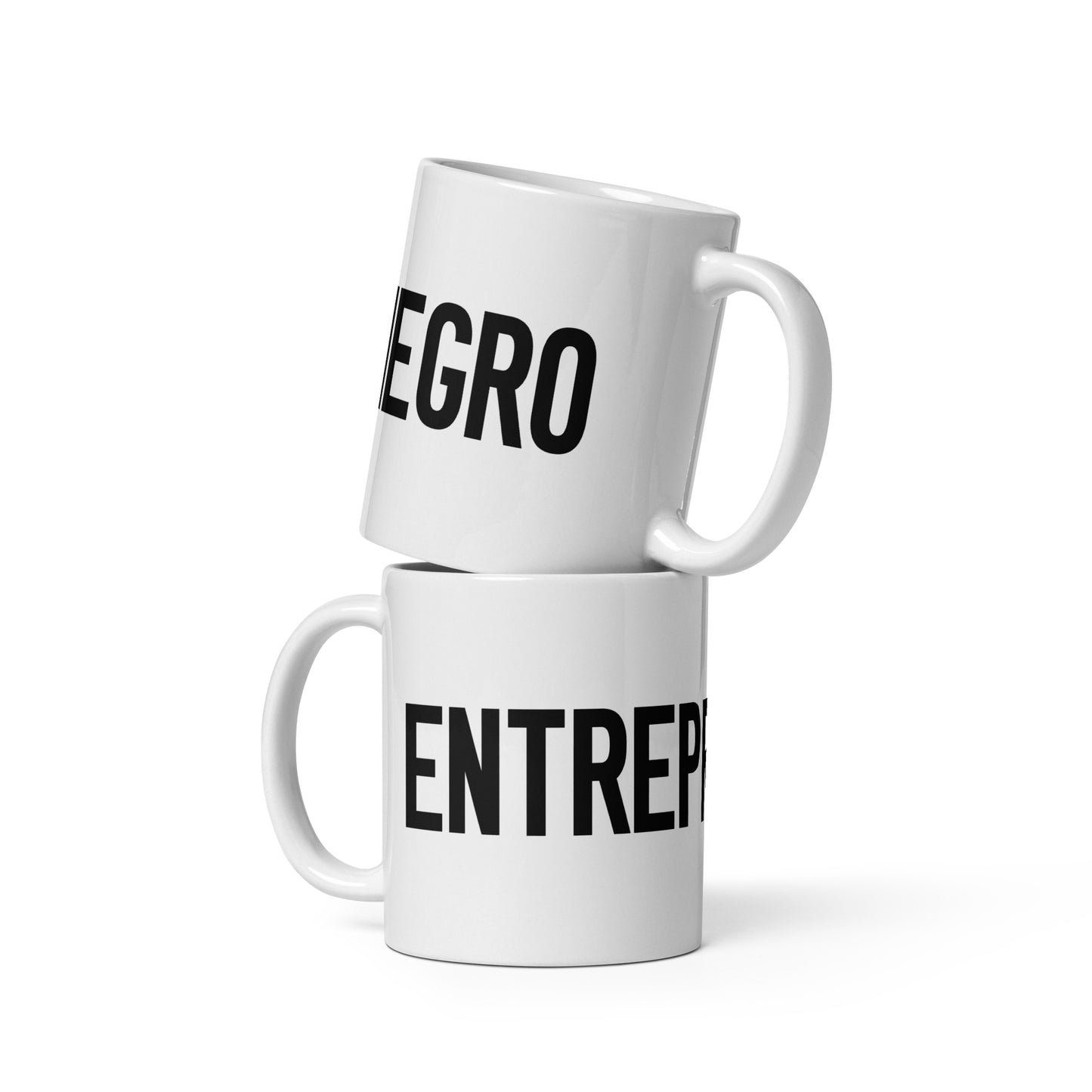 Entreprenegro White mug