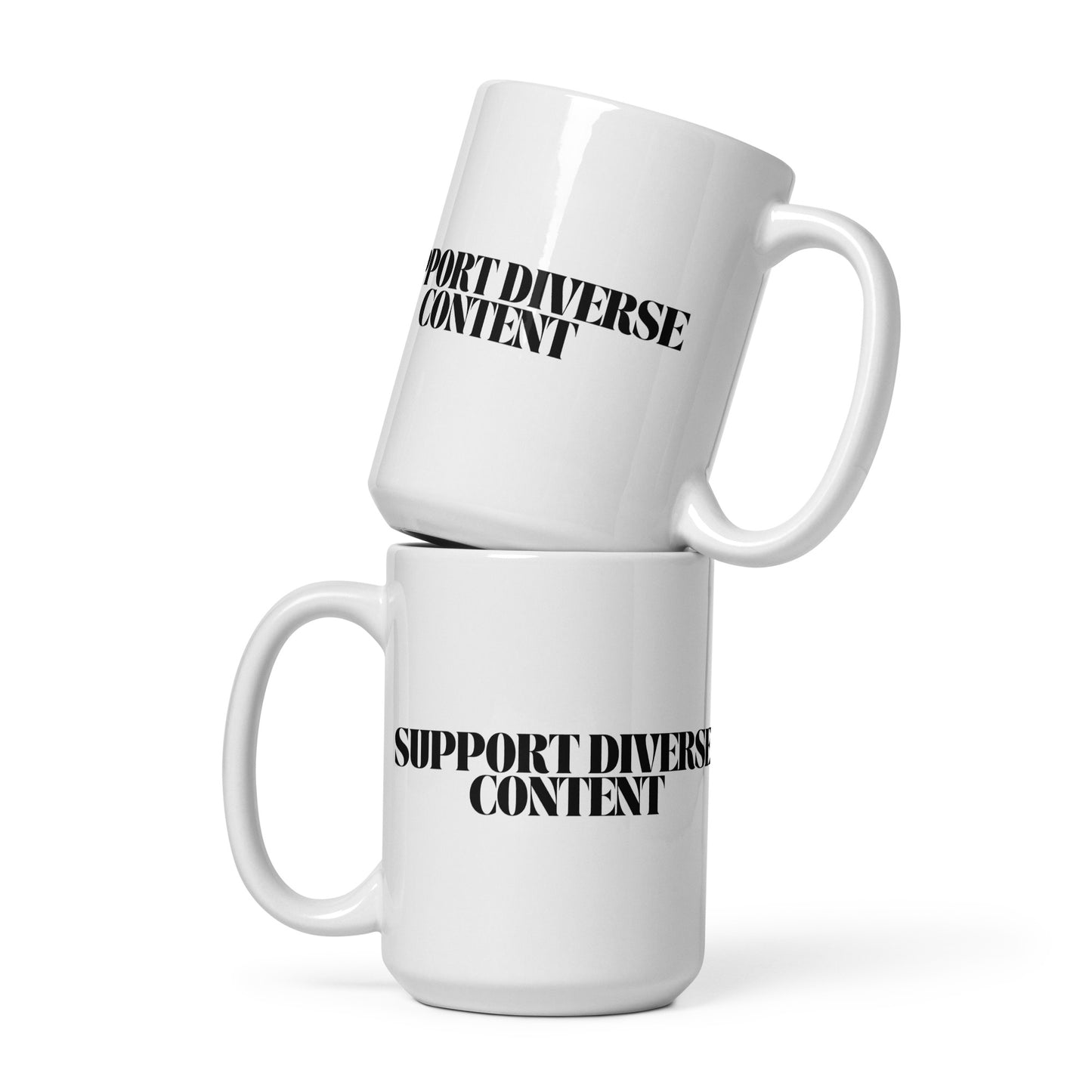 Support Diverse Content Mug