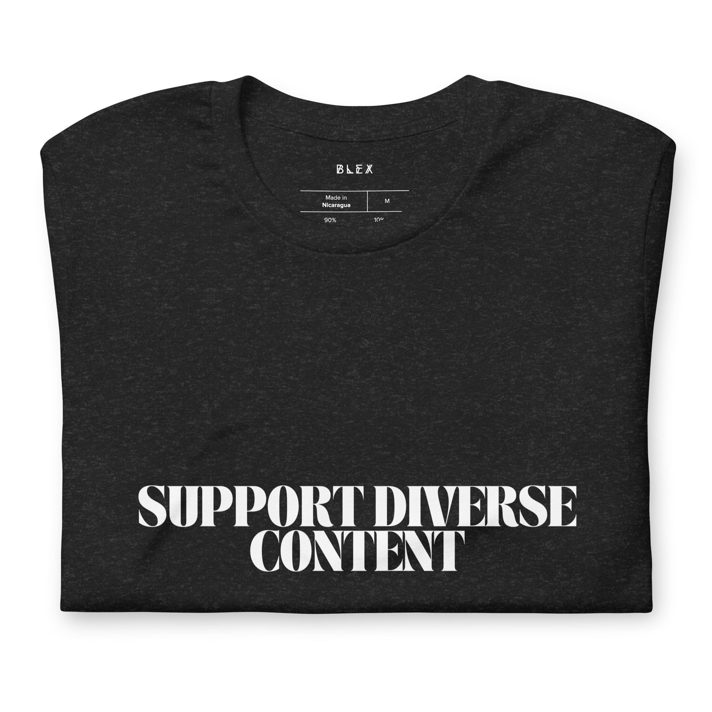 Support Diverse Content T-shirt