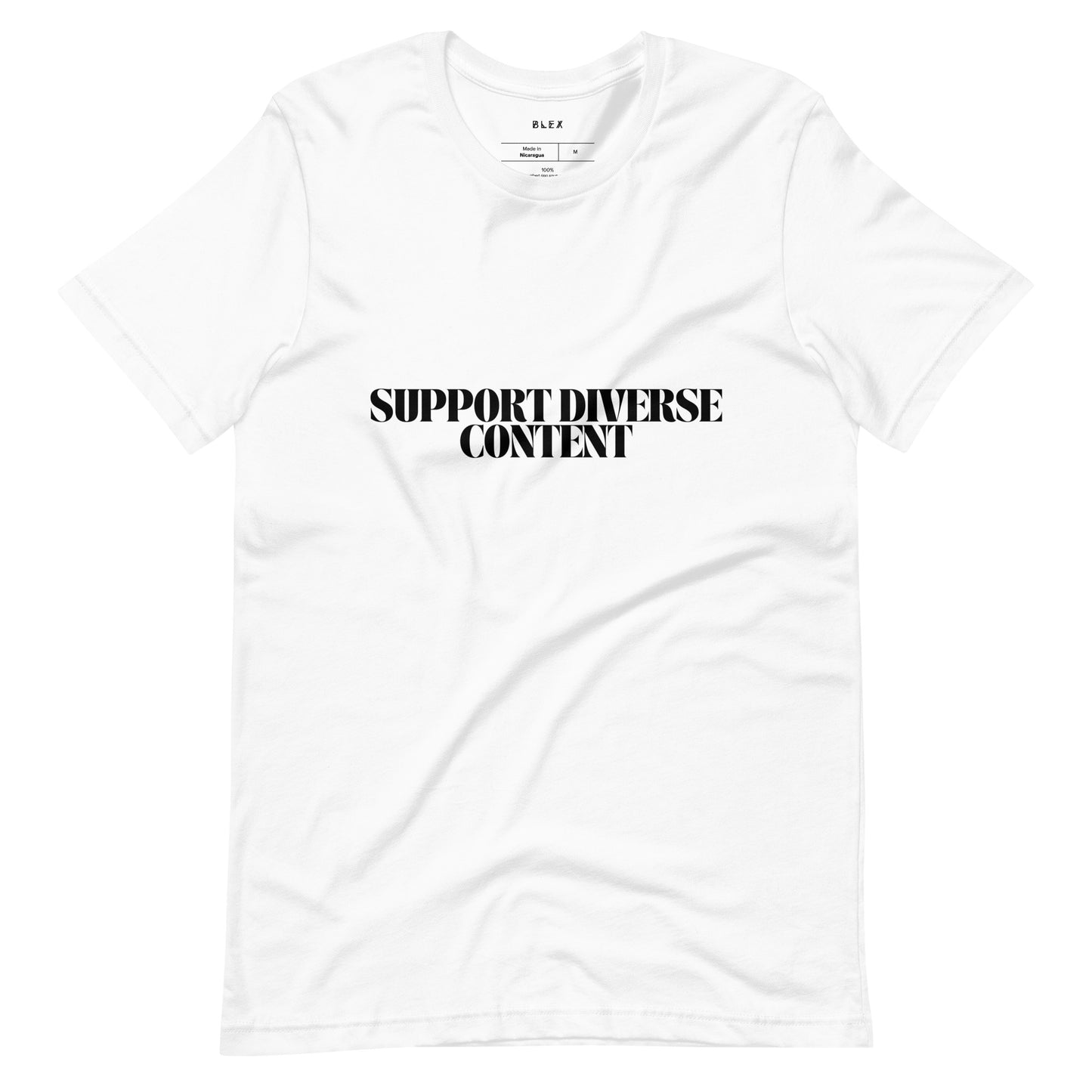 Support Diverse Content T-shirt